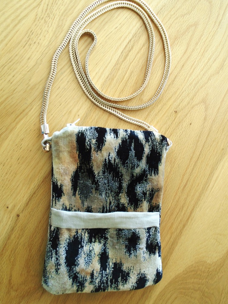 Leopard skin phone pouch image
